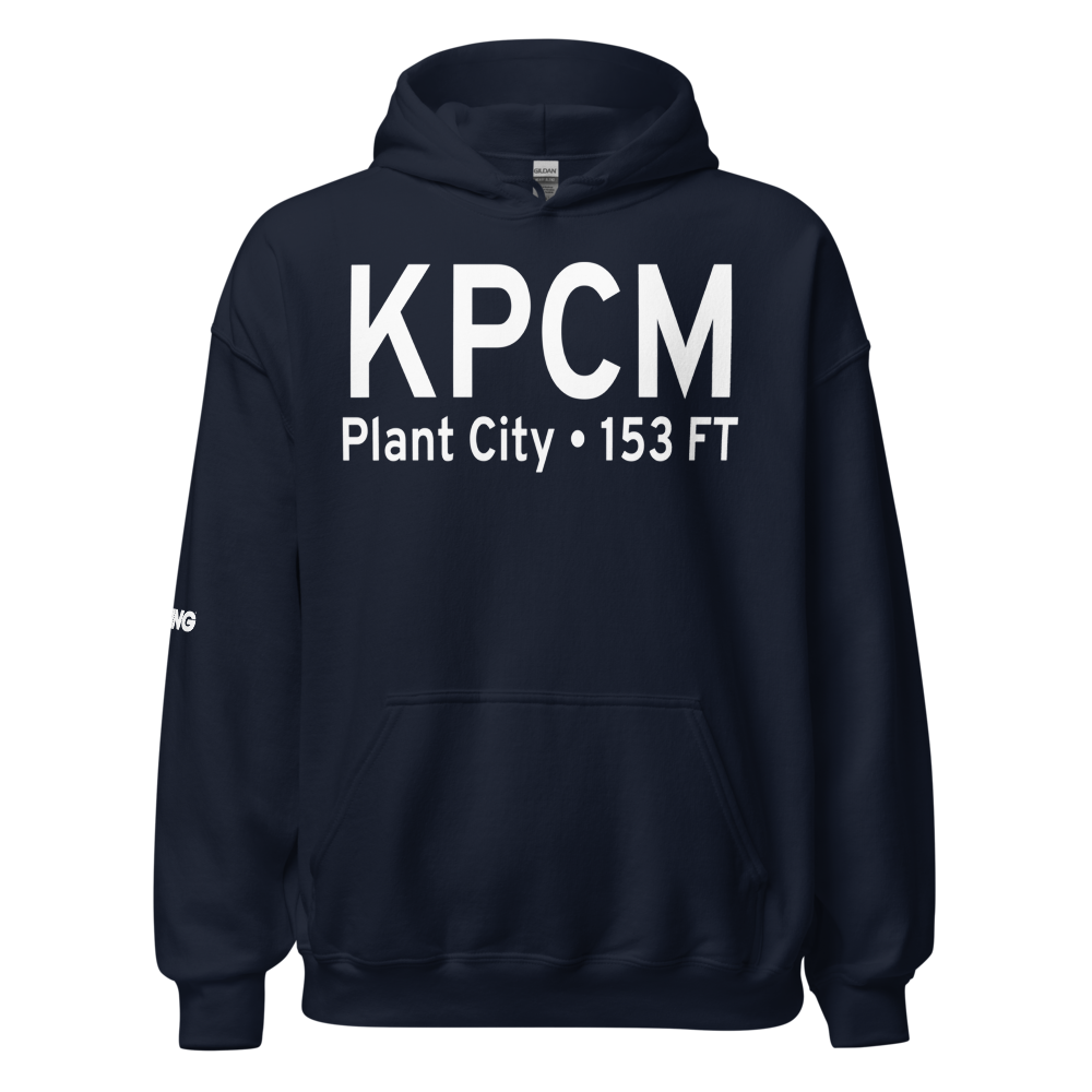 Plant City Municipal Airport (KPCM) ICAO Hoodie Sweatshirt 