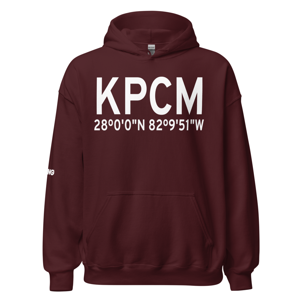 Plant City Municipal Airport (KPCM) ICAO Hoodie Sweatshirt 