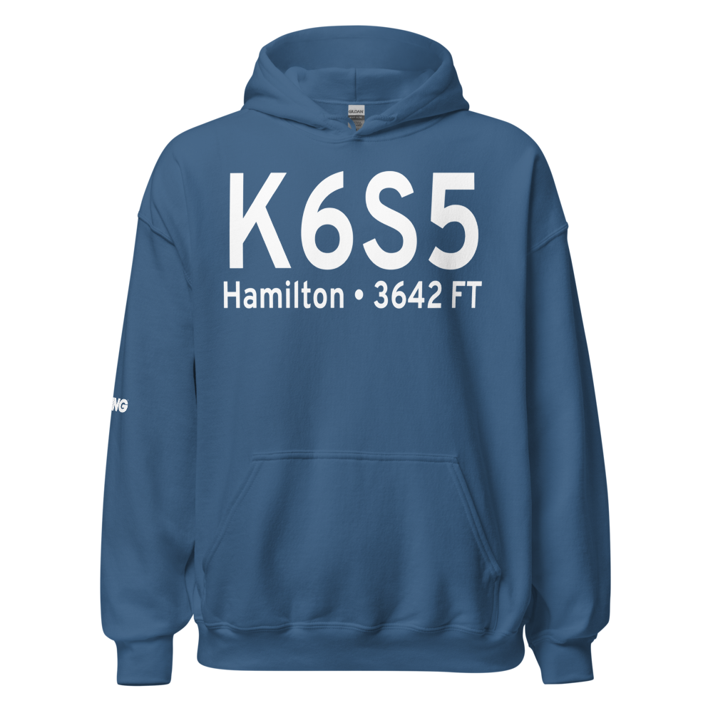 Ravalli County Airport (K6S5) ICAO Hoodie Sweatshirt 
