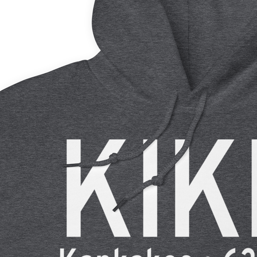 Greater Kankakee Airport (KIKK) ICAO Hoodie Sweatshirt 
