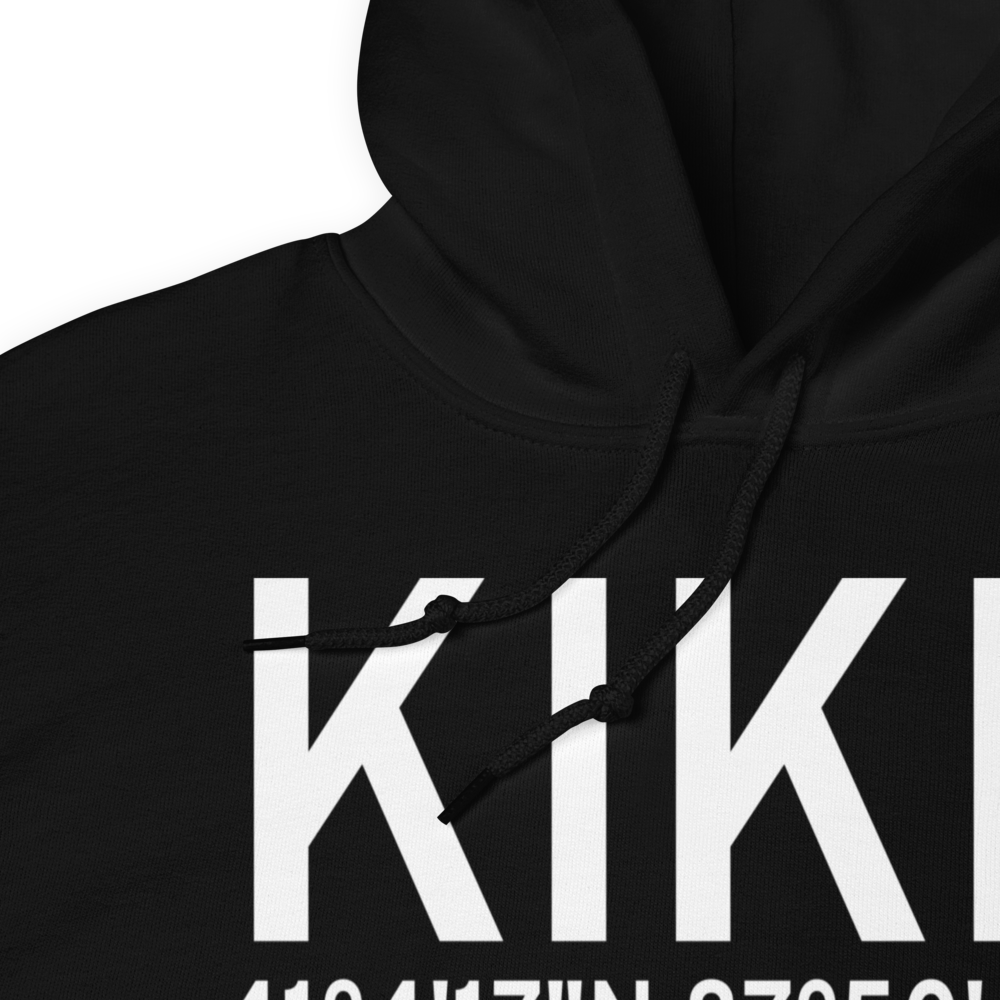 Greater Kankakee Airport (KIKK) ICAO Hoodie Sweatshirt 