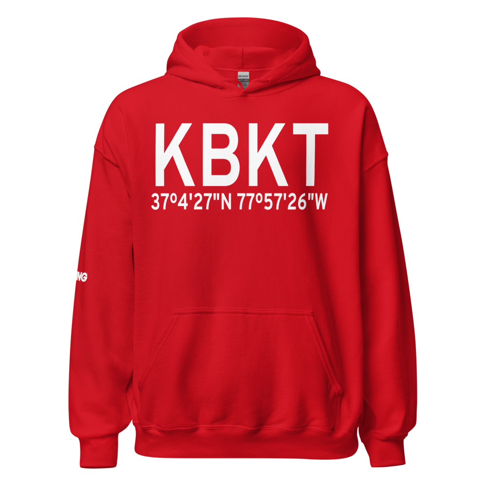 Allen C Perkinson Blackstone Army Air Field (KBKT) ICAO Hoodie Sweatshirt 