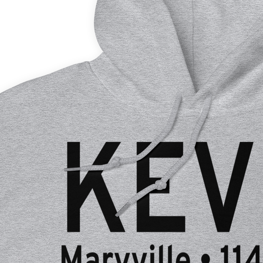 Northwest Missouri Regional Airport (KEVU) ICAO Hoodie Sweatshirt 