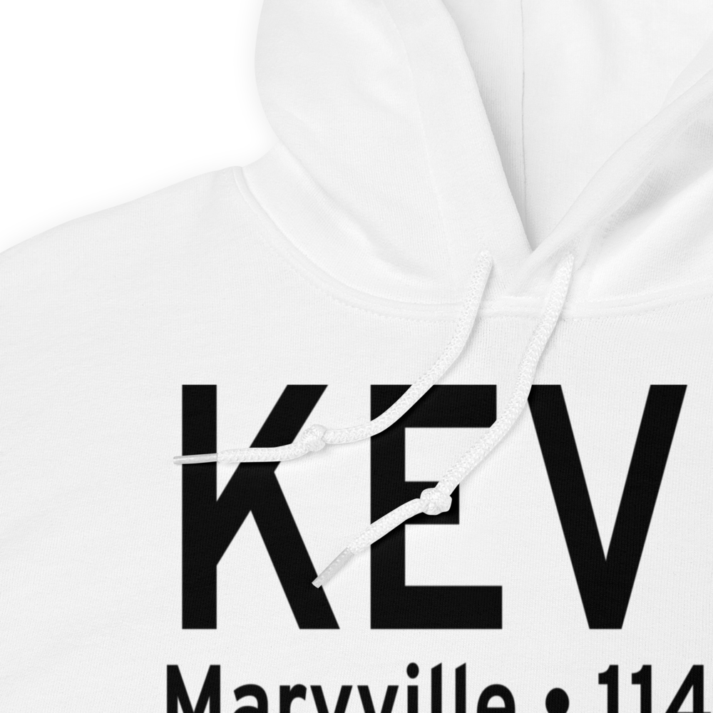 Northwest Missouri Regional Airport (KEVU) ICAO Hoodie Sweatshirt 