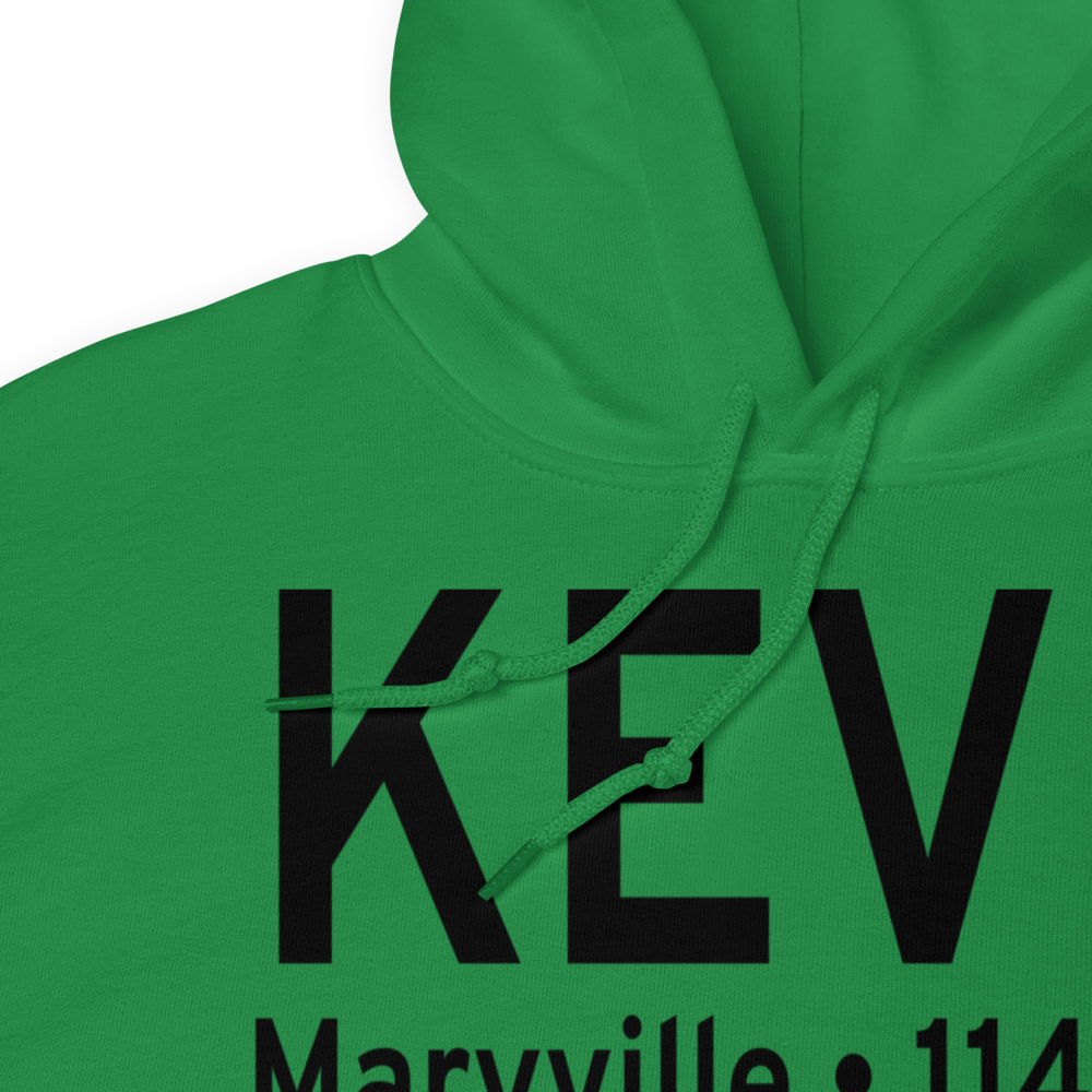 Northwest Missouri Regional Airport (KEVU) ICAO Hoodie Sweatshirt 