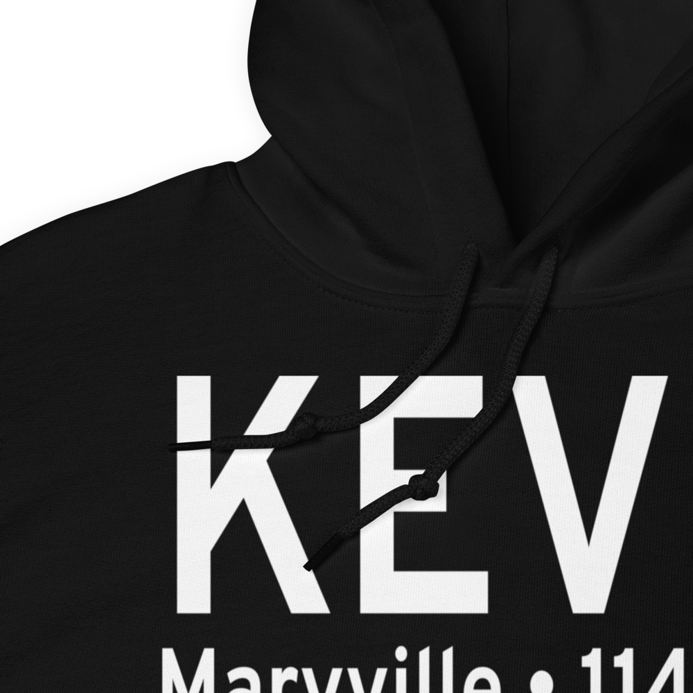 Northwest Missouri Regional Airport (KEVU) ICAO Hoodie Sweatshirt 