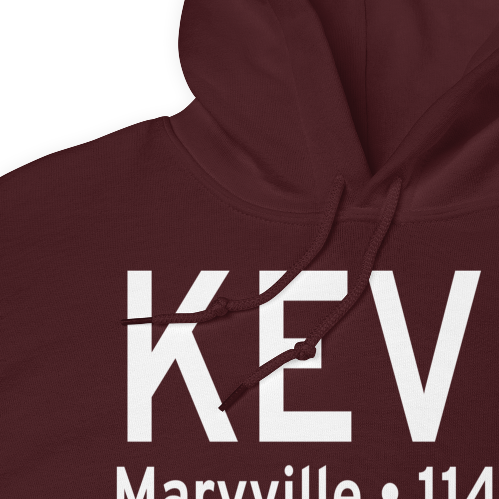 Northwest Missouri Regional Airport (KEVU) ICAO Hoodie Sweatshirt 