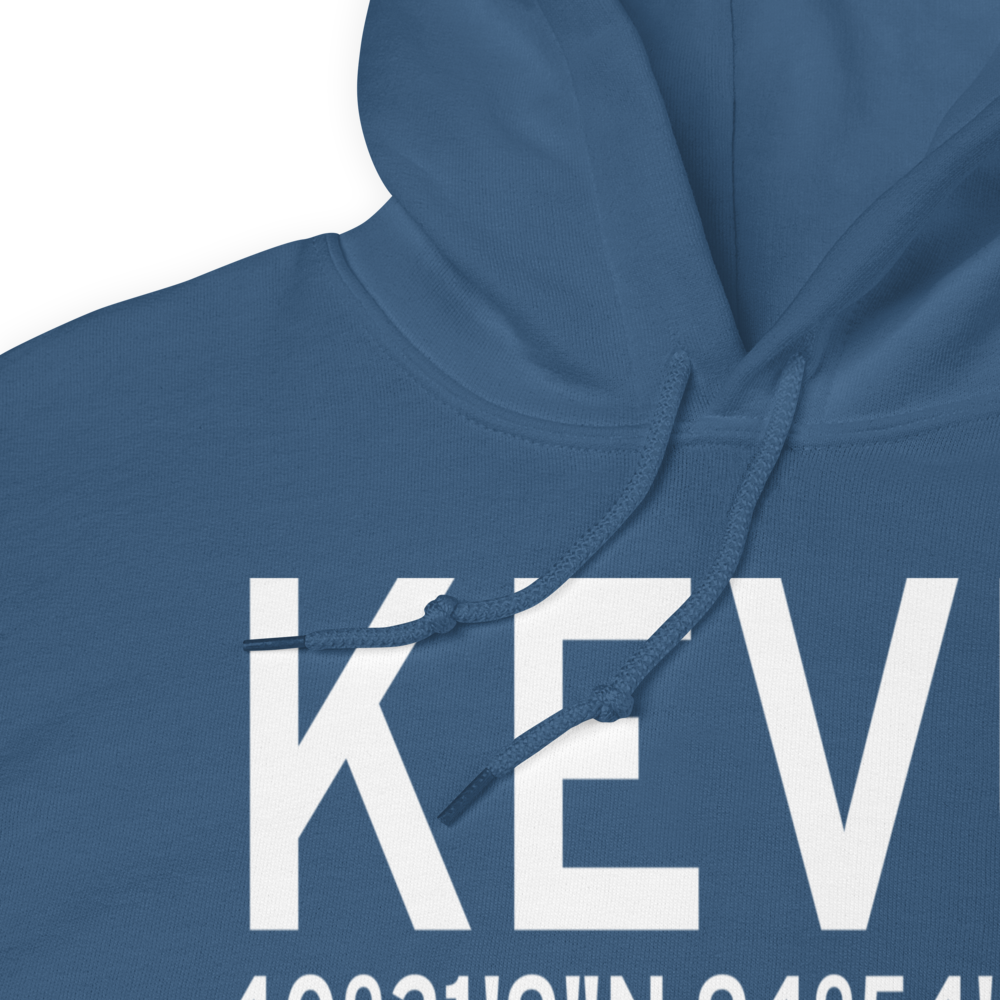 Northwest Missouri Regional Airport (KEVU) ICAO Hoodie Sweatshirt 