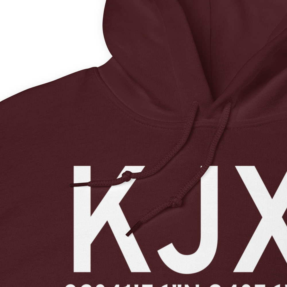 Fox Stephens Field Gilmer Municipal Airport (KJXI) ICAO Hoodie Sweatshirt 