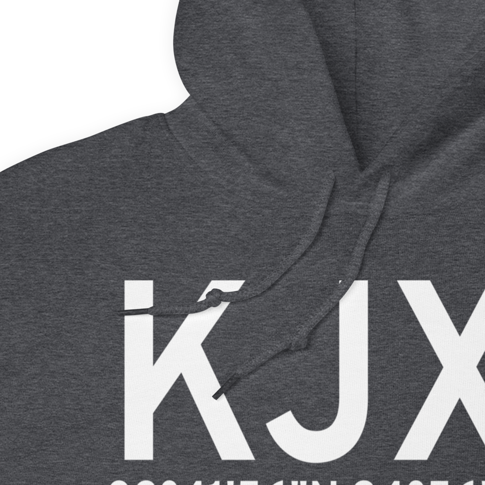 Fox Stephens Field Gilmer Municipal Airport (KJXI) ICAO Hoodie Sweatshirt 