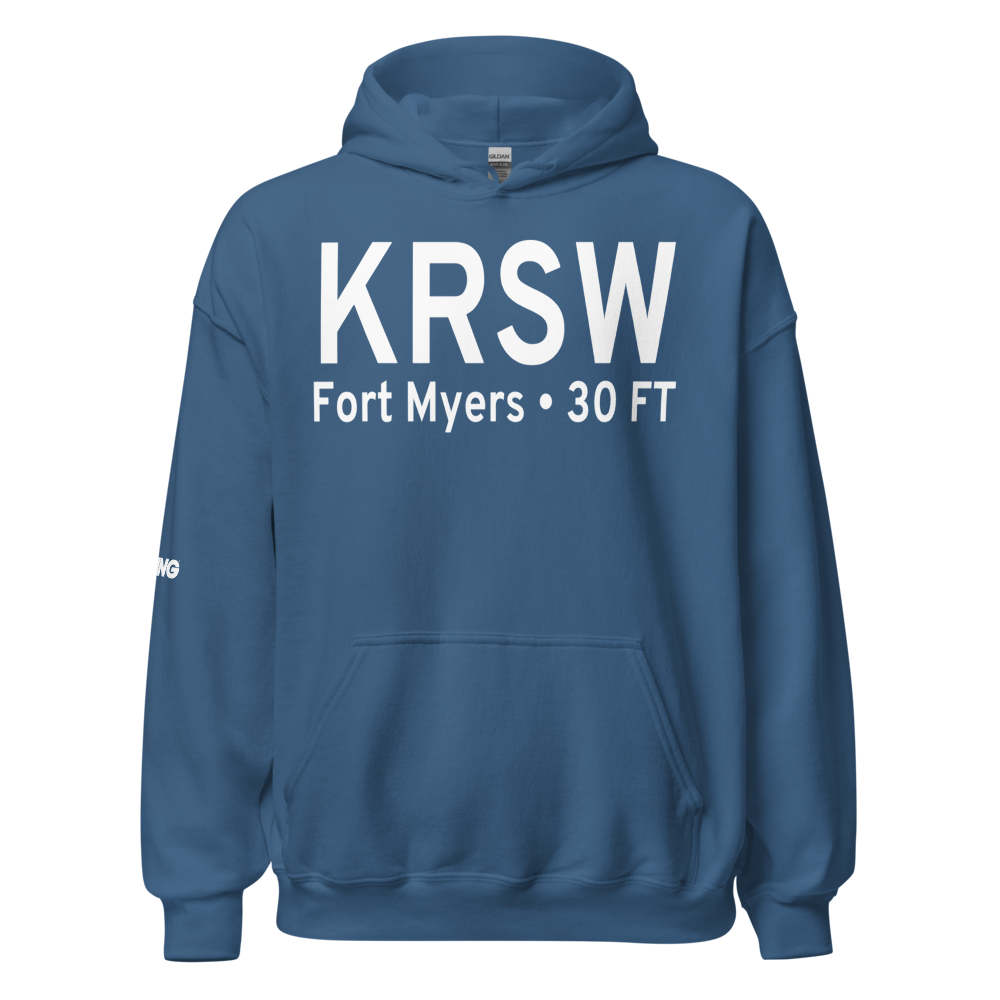 Southwest Florida International Airport (KRSW) ICAO Hoodie Sweatshirt 
