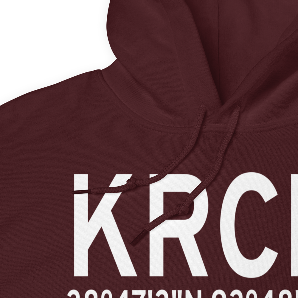 Skyhaven Airport (KRCM) ICAO Hoodie Sweatshirt 