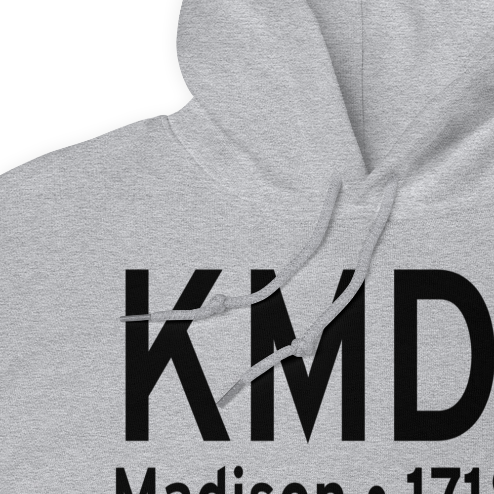Madison Municipal Airport (KMDS) ICAO Hoodie Sweatshirt 