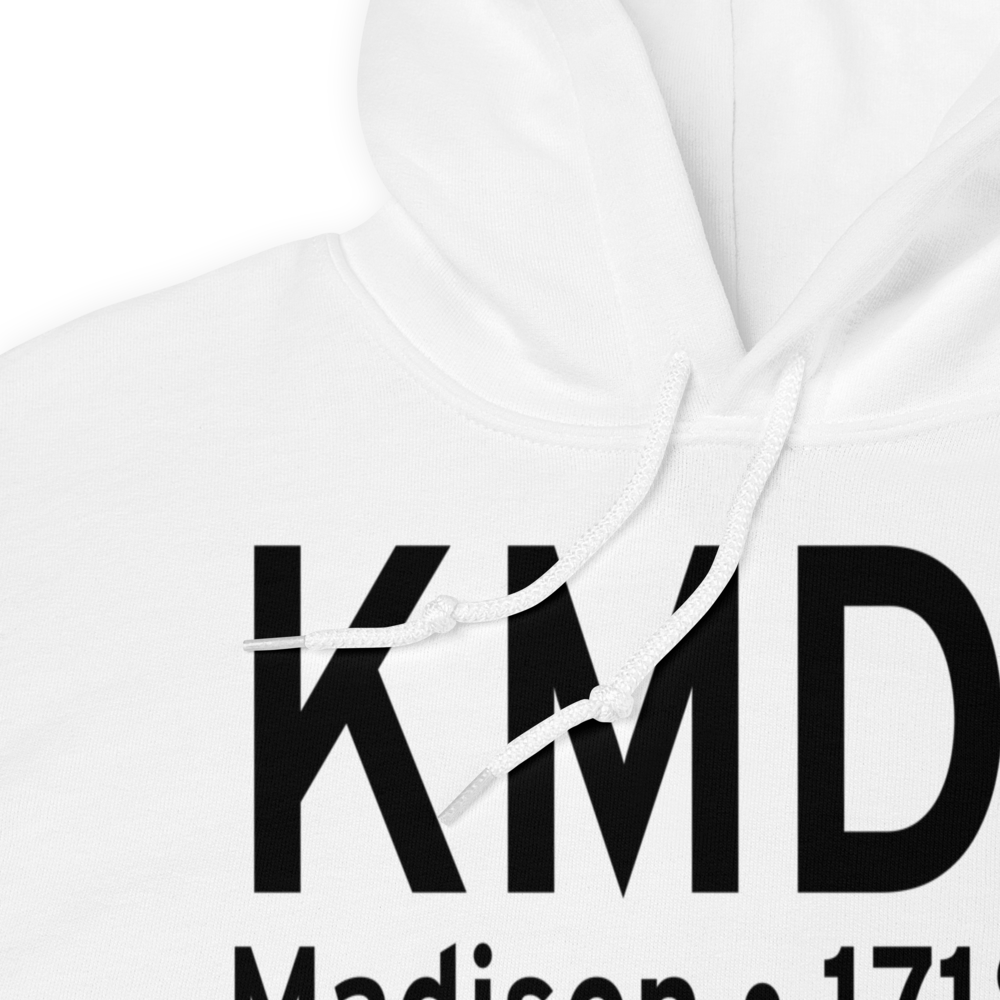 Madison Municipal Airport (KMDS) ICAO Hoodie Sweatshirt 