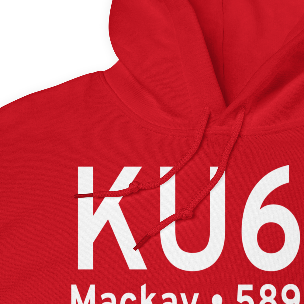 Mackay Airport (KU62) ICAO Hoodie Sweatshirt 