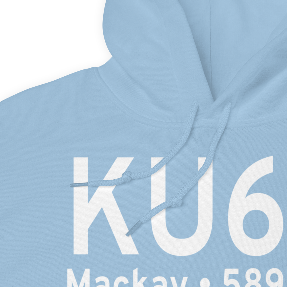 Mackay Airport (KU62) ICAO Hoodie Sweatshirt 
