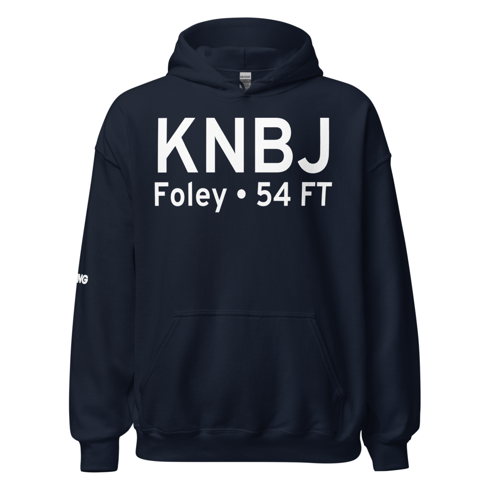 Naval Outlying Field Barin (KNBJ) ICAO Hoodie Sweatshirt 