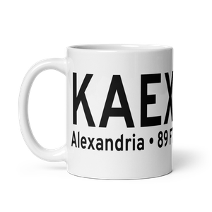 Alexandria International Airport (KAEX) ICAO Mug