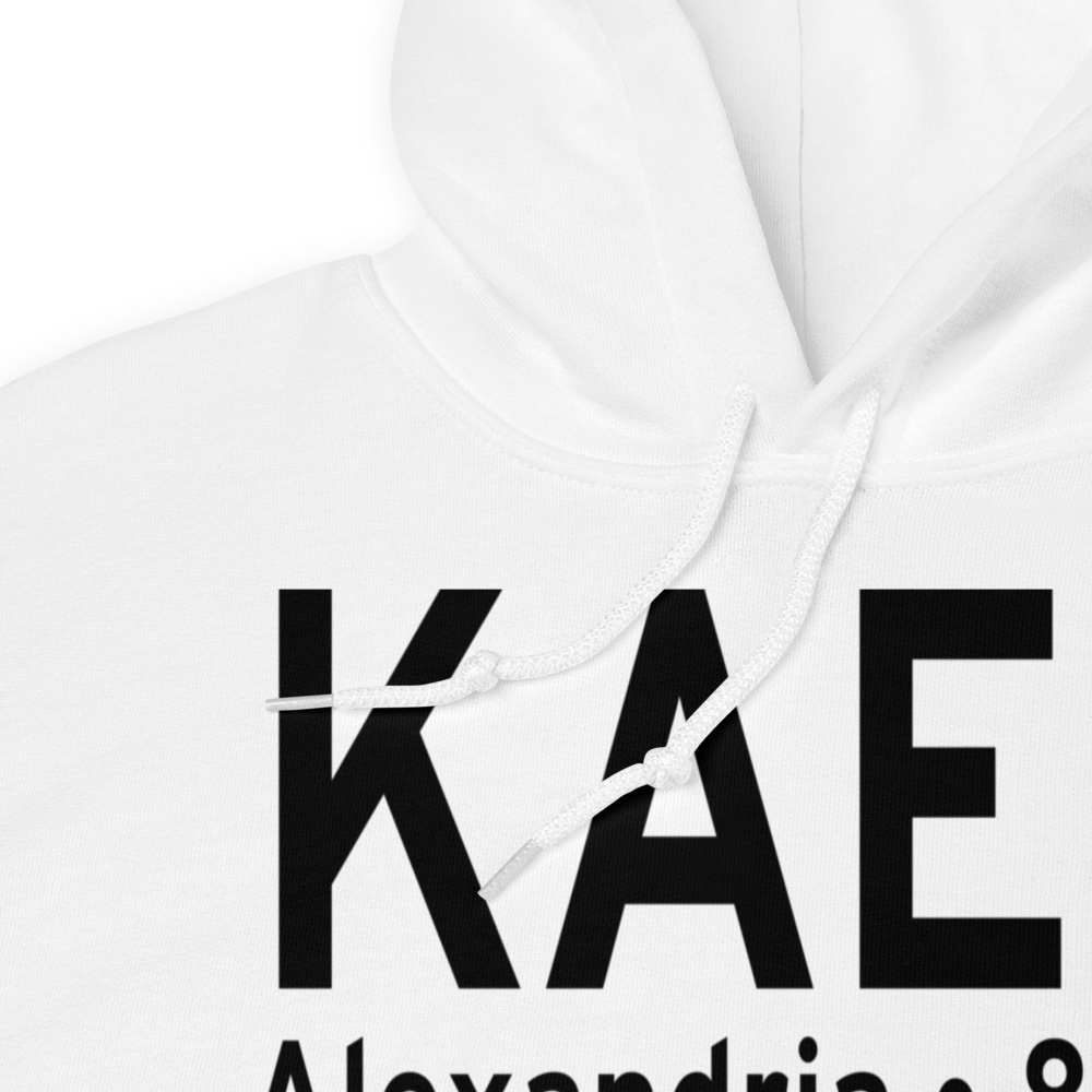 Alexandria International Airport (KAEX) ICAO Hoodie Sweatshirt 