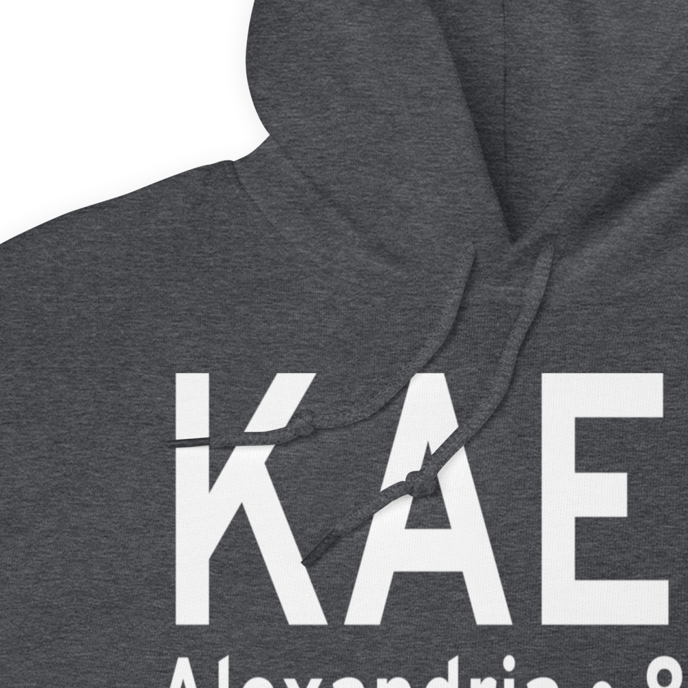 Alexandria International Airport (KAEX) ICAO Hoodie Sweatshirt 