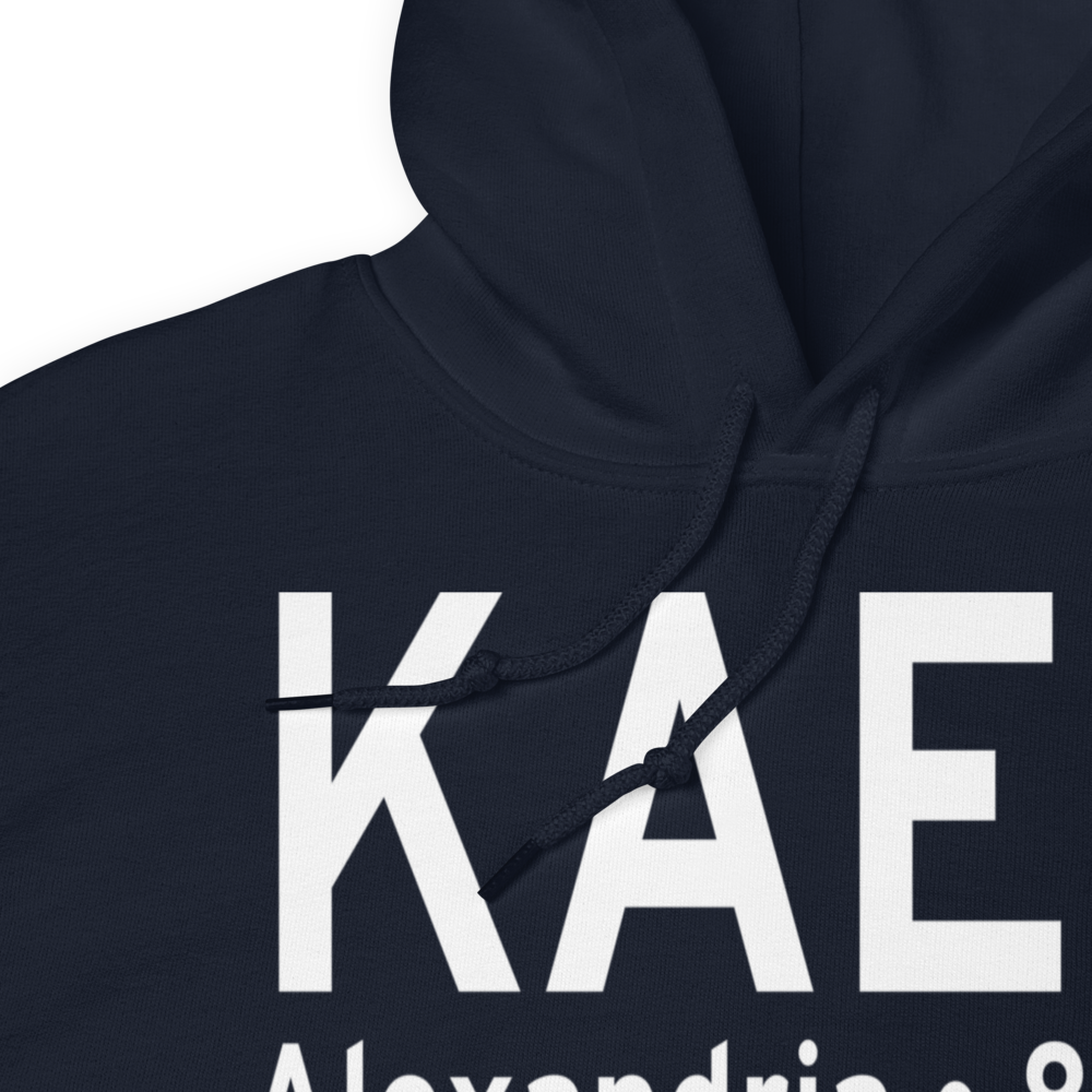 Alexandria International Airport (KAEX) ICAO Hoodie Sweatshirt 