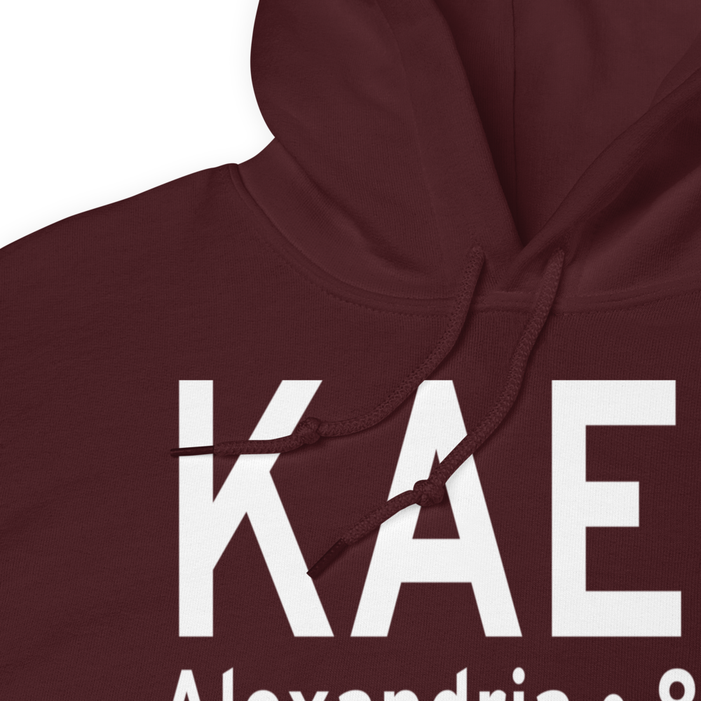 Alexandria International Airport (KAEX) ICAO Hoodie Sweatshirt 