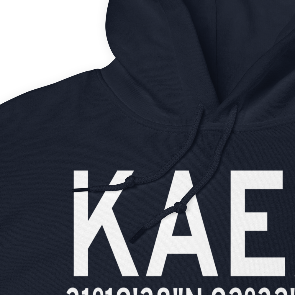Alexandria International Airport (KAEX) ICAO Hoodie Sweatshirt 
