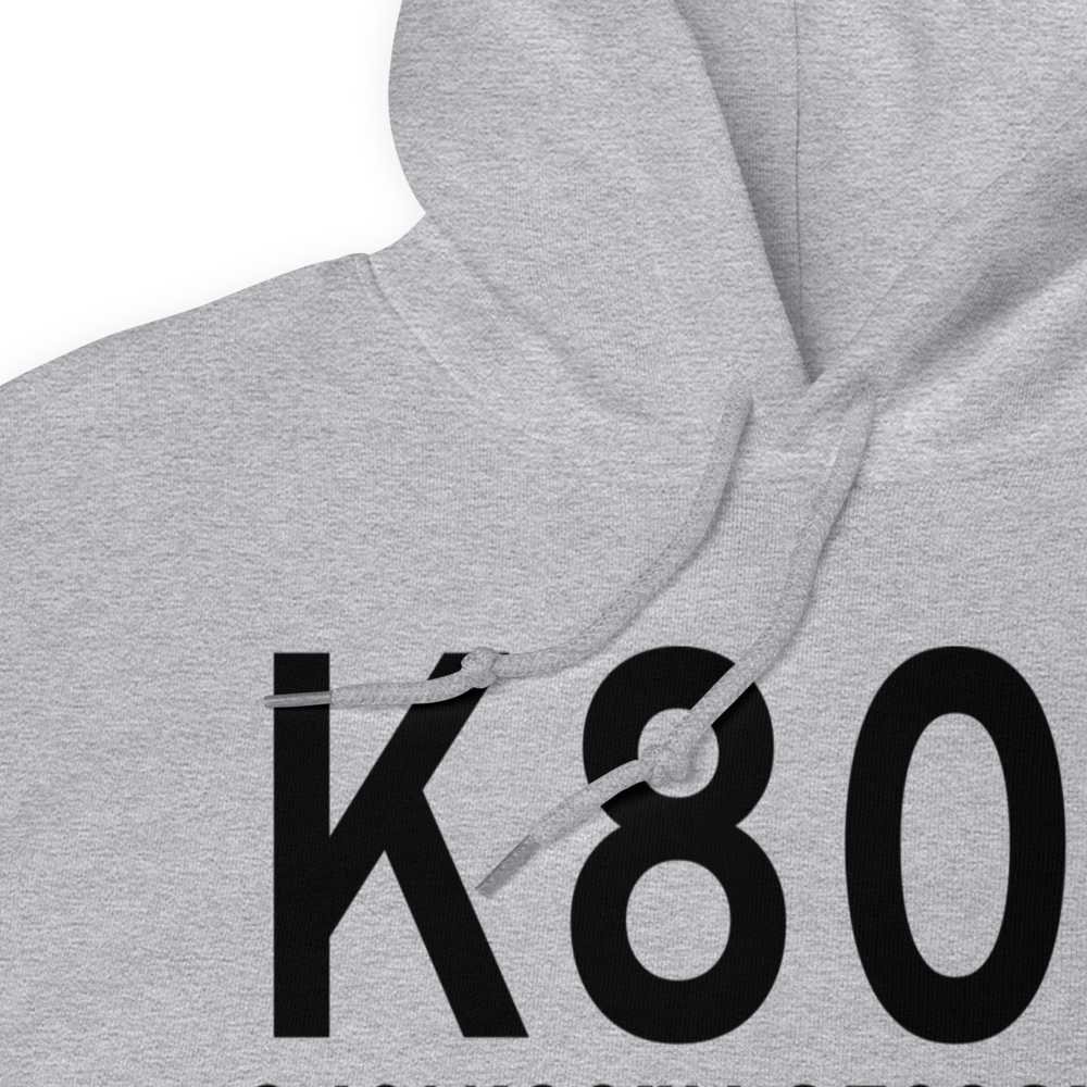 Antlers Municipal Airport (K80F) ICAO Hoodie Sweatshirt 