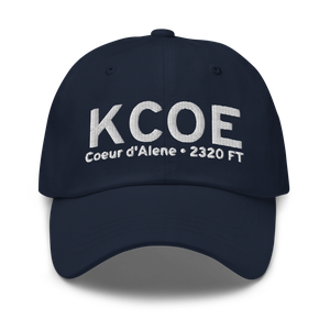 Coeur D'Alene - Pappy Boyington Field (KCOE) ICAO Hat