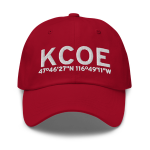 Coeur D'Alene - Pappy Boyington Field (KCOE) ICAO Hat