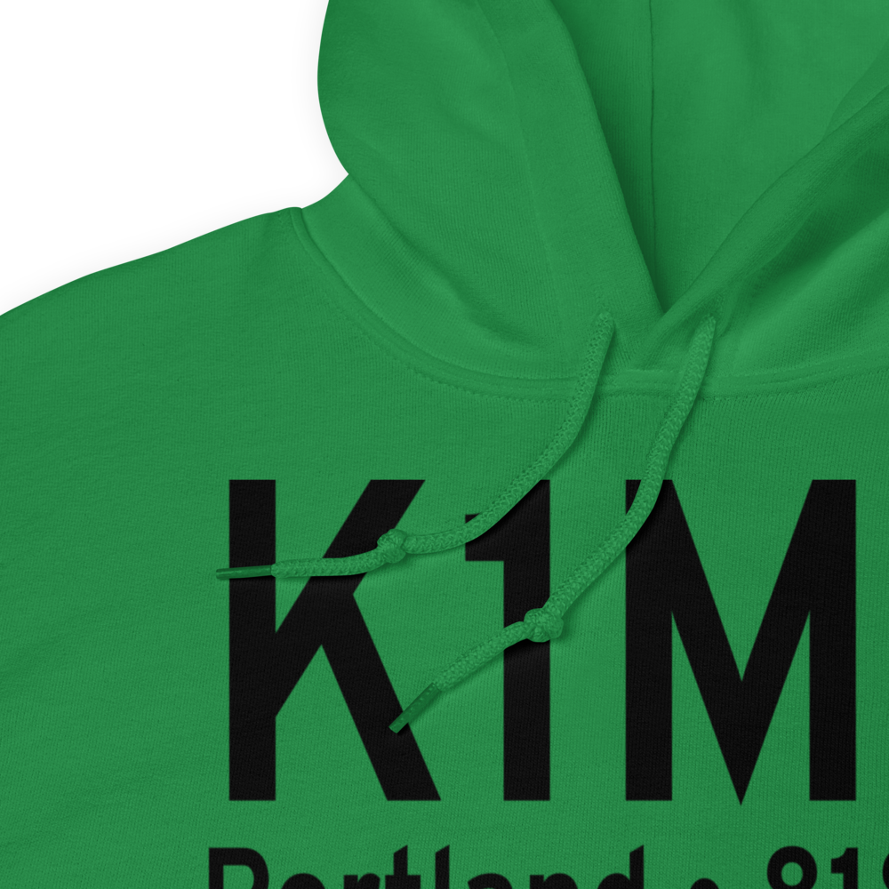 Portland Municipal Airport (K1M5) ICAO Hoodie Sweatshirt 