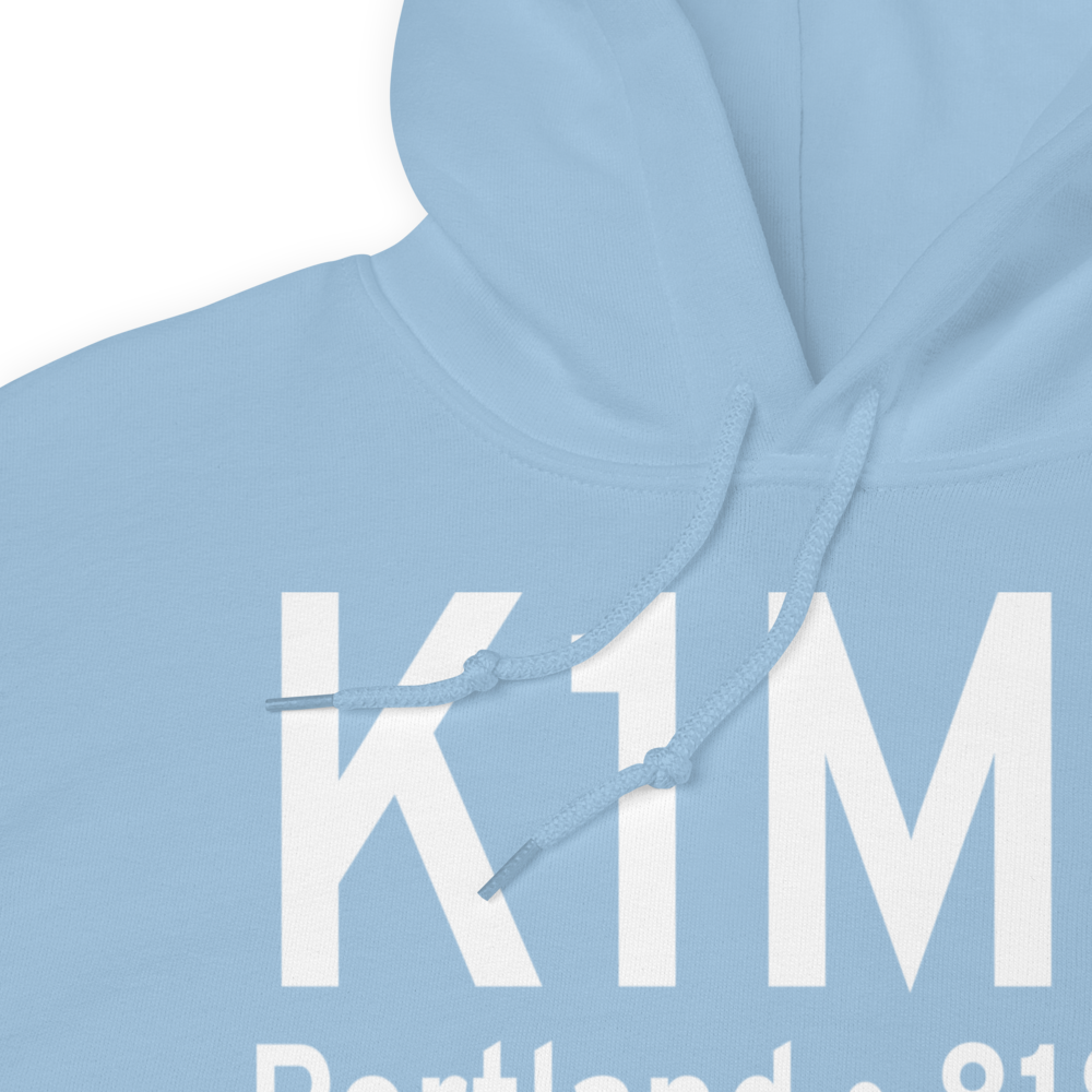Portland Municipal Airport (K1M5) ICAO Hoodie Sweatshirt 