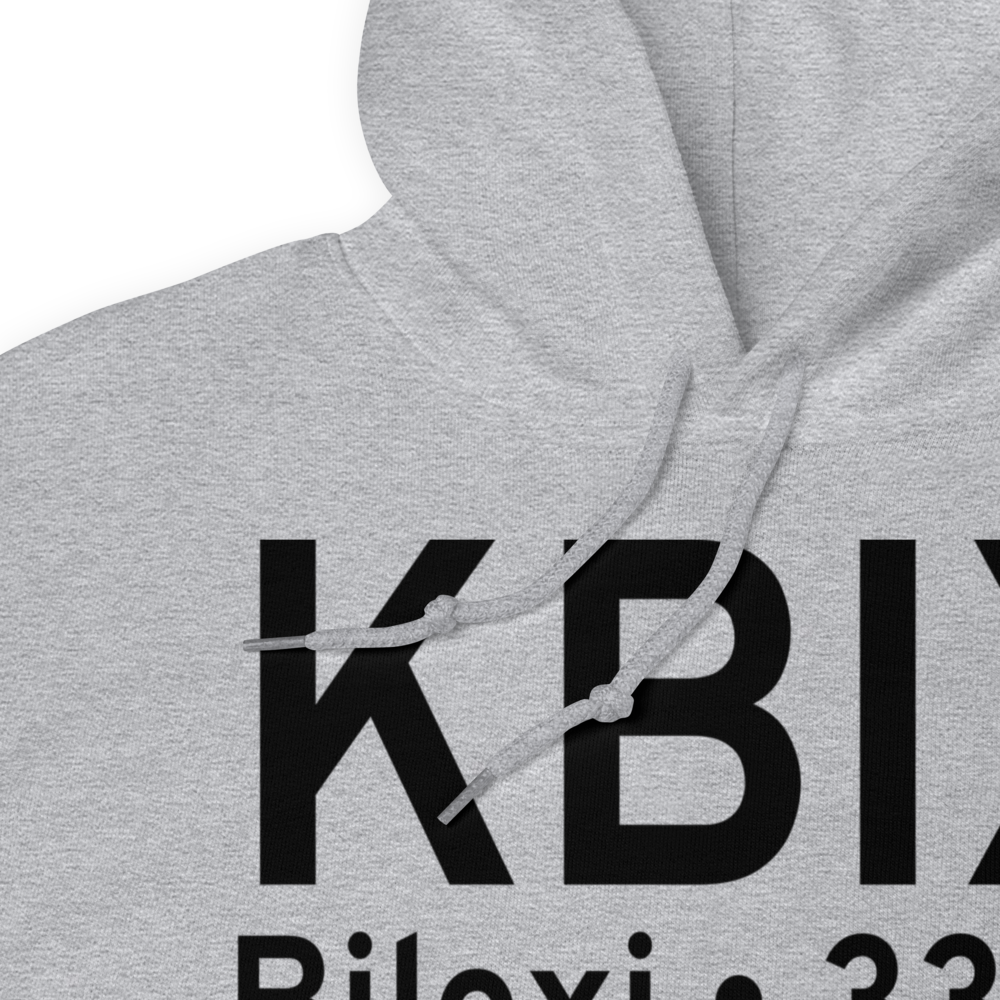 Keesler Air Force Base (KBIX) ICAO Hoodie Sweatshirt 