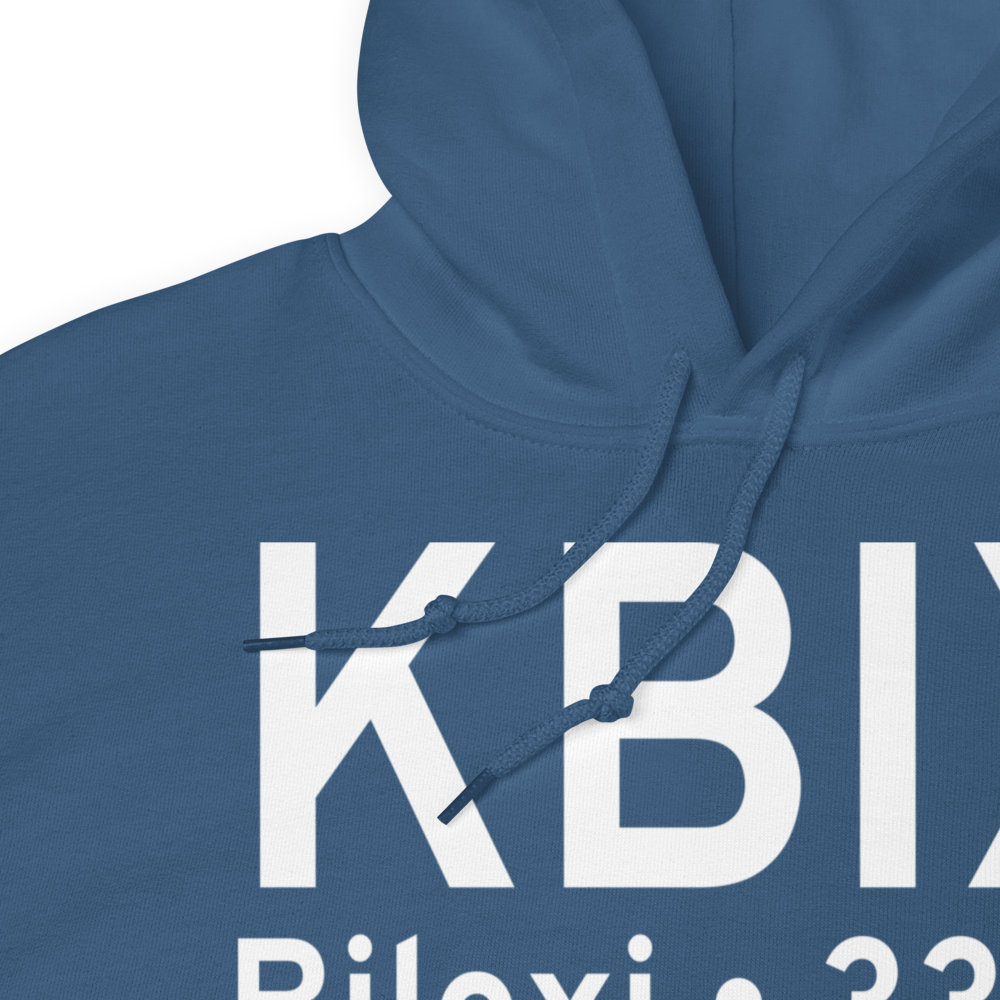 Keesler Air Force Base (KBIX) ICAO Hoodie Sweatshirt 