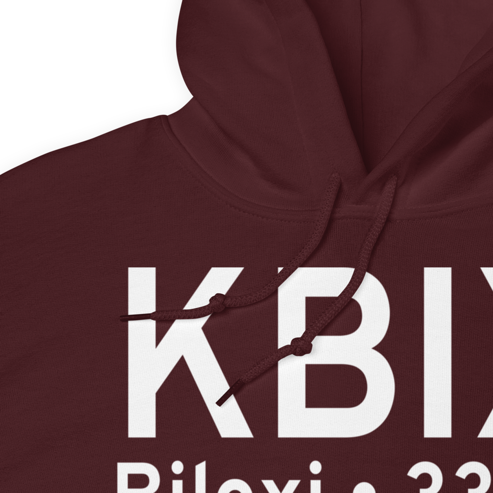 Keesler Air Force Base (KBIX) ICAO Hoodie Sweatshirt 