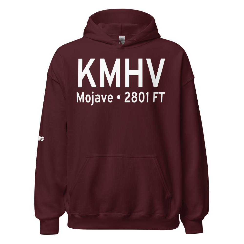 Mojave Airport (KMHV) ICAO Hoodie Sweatshirt 