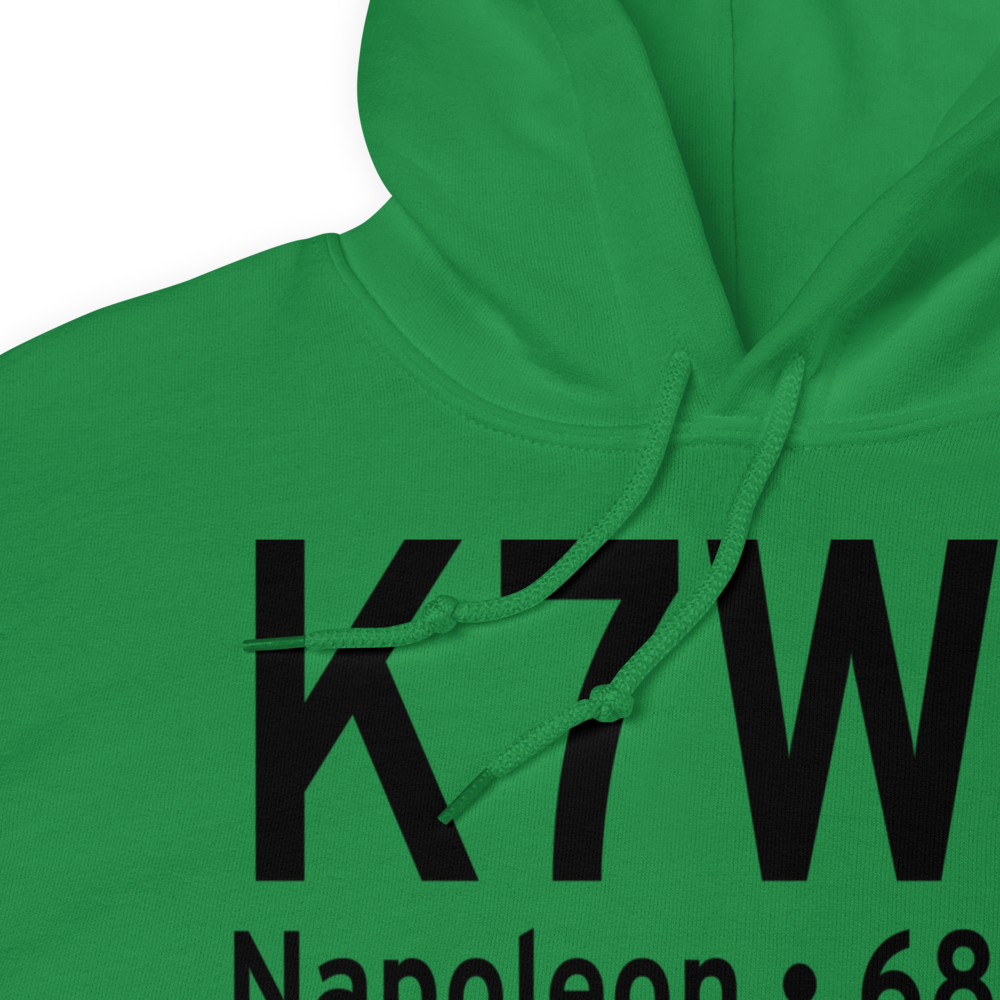 Henry County Airport (K7W5) ICAO Hoodie Sweatshirt 