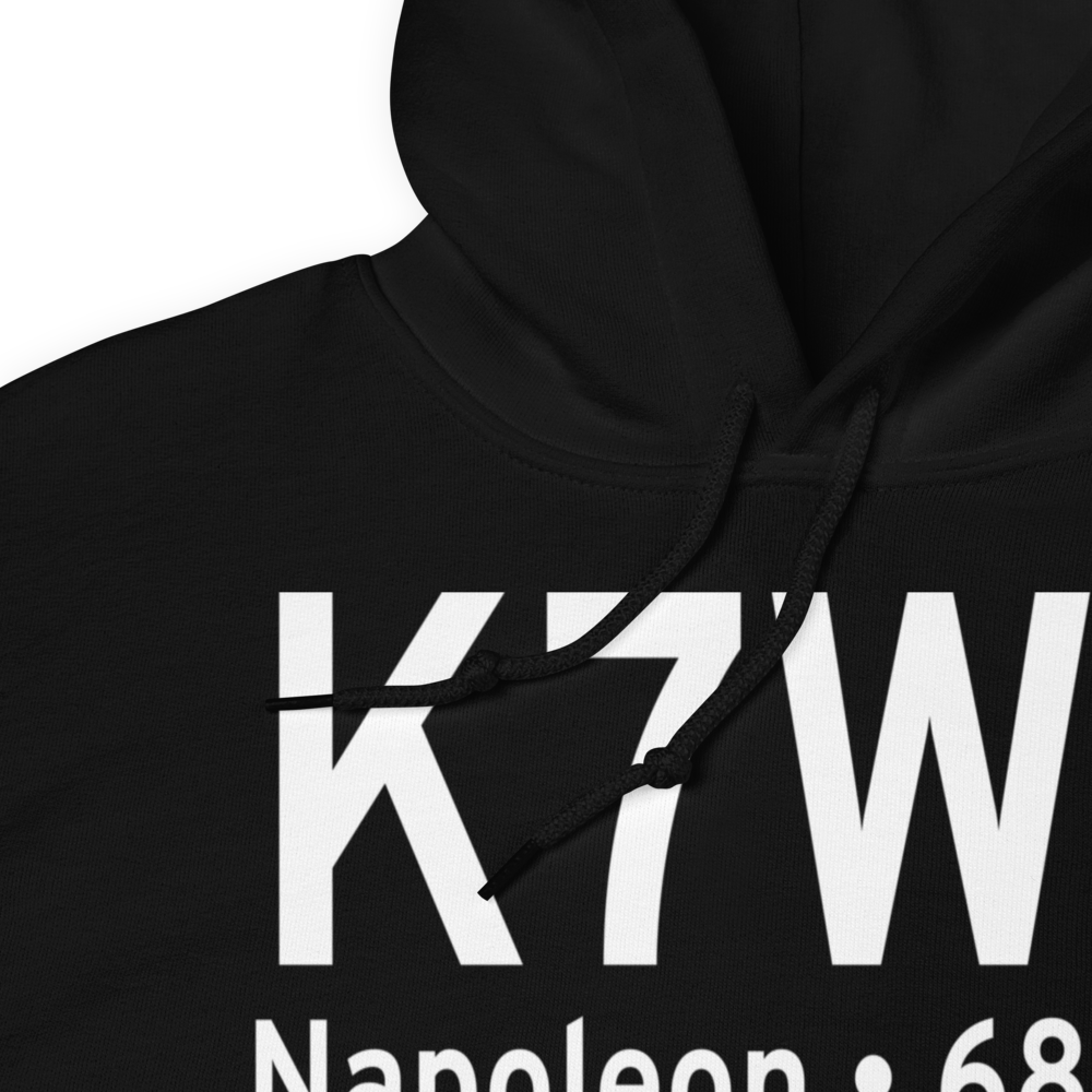 Henry County Airport (K7W5) ICAO Hoodie Sweatshirt 