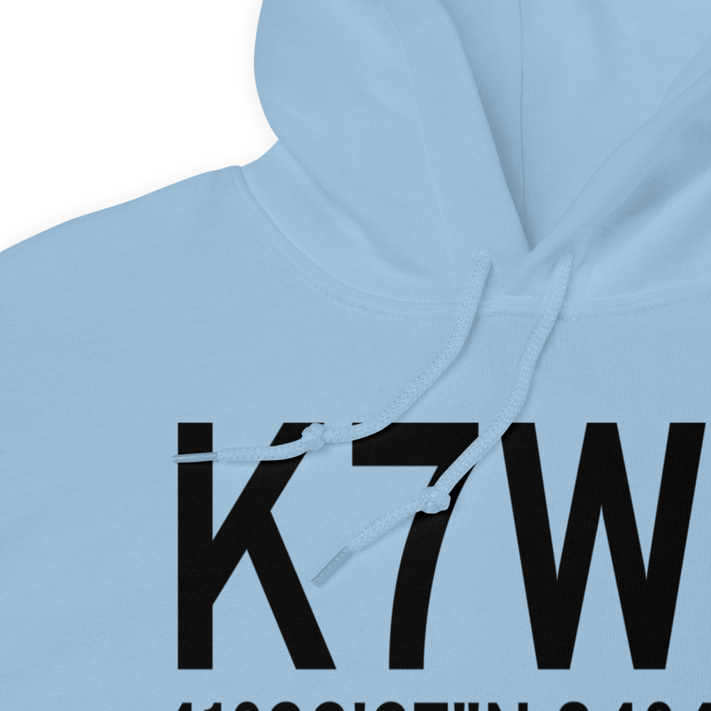 Henry County Airport (K7W5) ICAO Hoodie Sweatshirt 