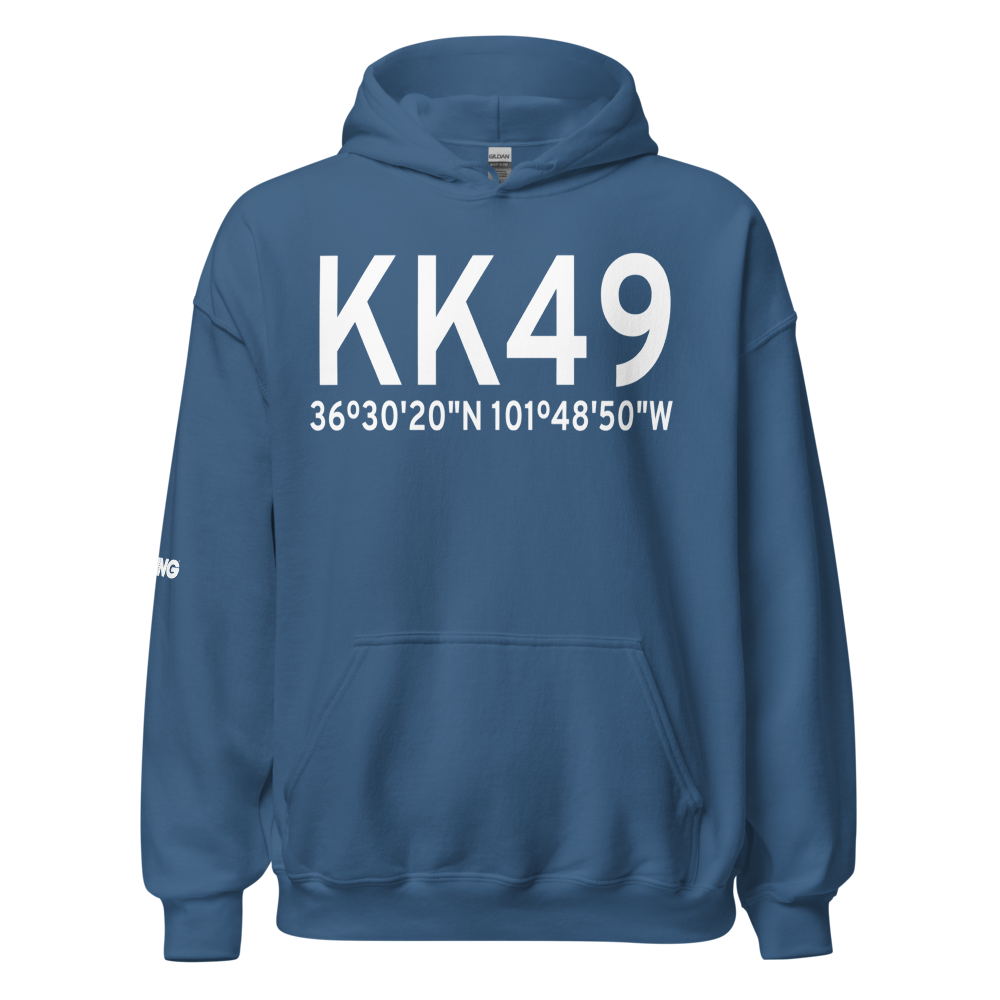 Texhoma Municipal Airport (KK49) ICAO Hoodie Sweatshirt 