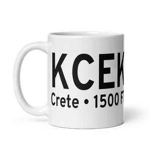 Crete Municipal Airport (KCEK) ICAO Mug