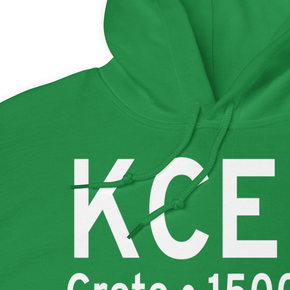 Crete Municipal Airport (KCEK) ICAO Hoodie Sweatshirt 