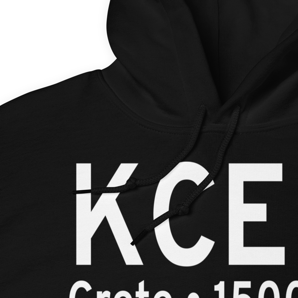 Crete Municipal Airport (KCEK) ICAO Hoodie Sweatshirt 