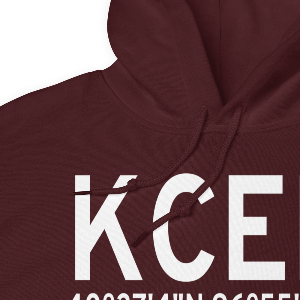 Crete Municipal Airport (KCEK) ICAO Hoodie Sweatshirt 