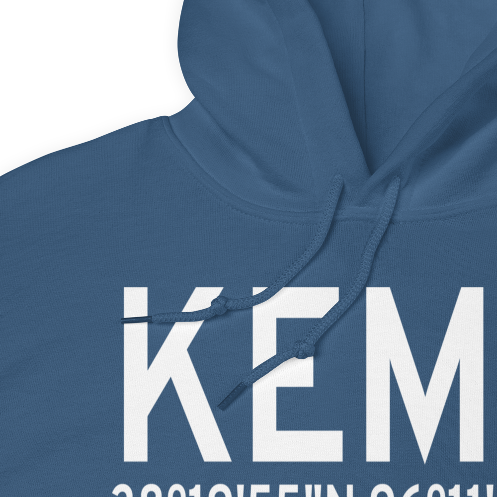 Emporia Municipal Airport (KEMP) ICAO Hoodie Sweatshirt 