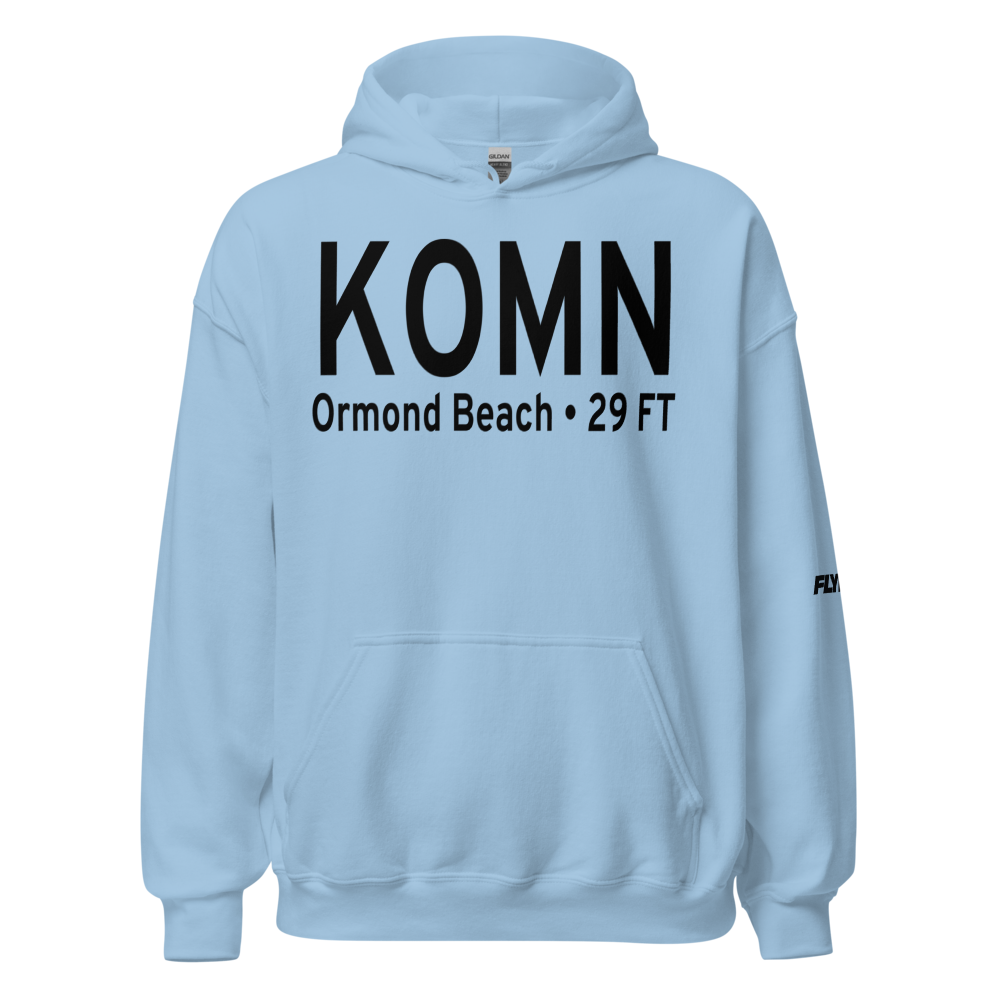 Ormond Beach Municipal Airport (KOMN) ICAO Hoodie Sweatshirt 
