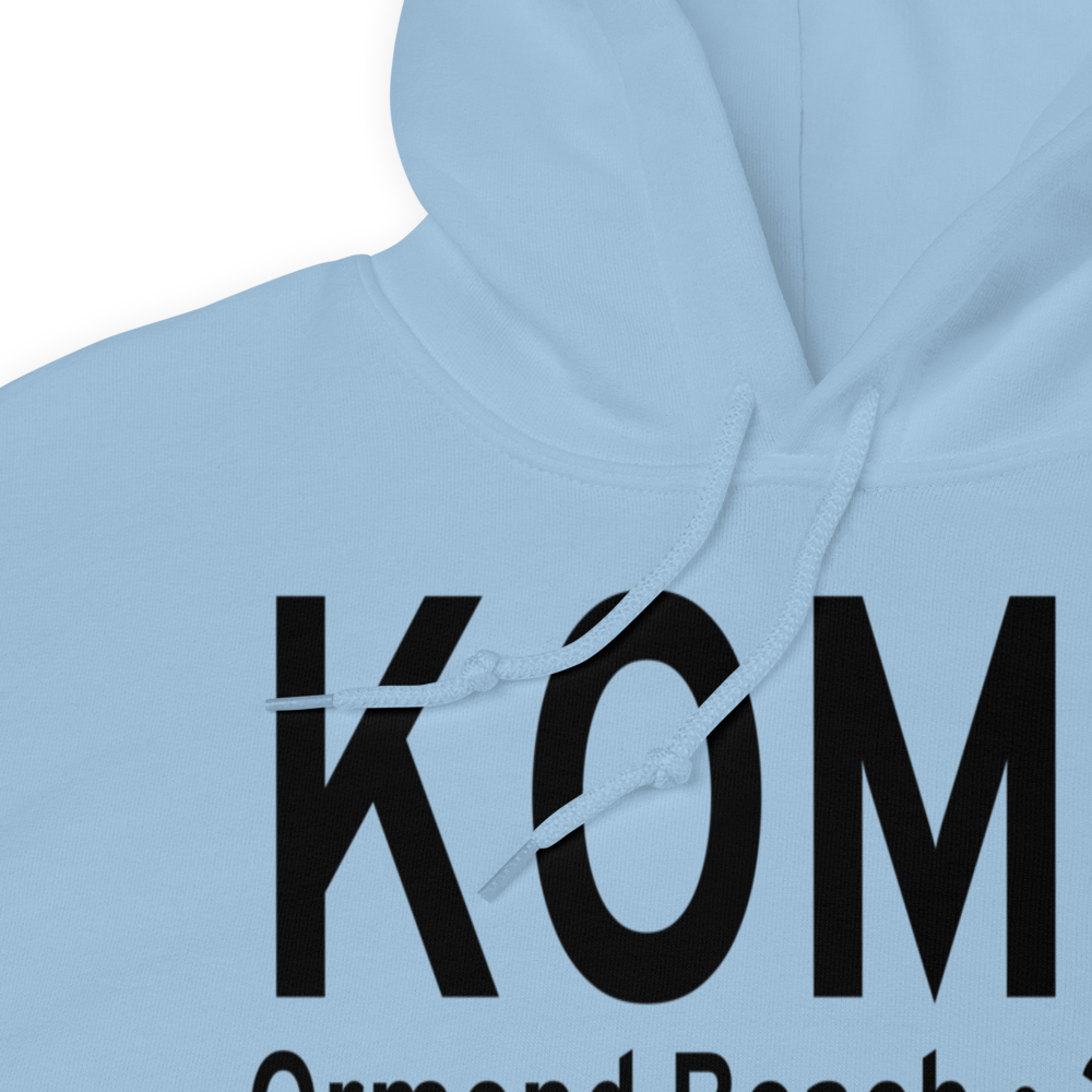 Ormond Beach Municipal Airport (KOMN) ICAO Hoodie Sweatshirt 