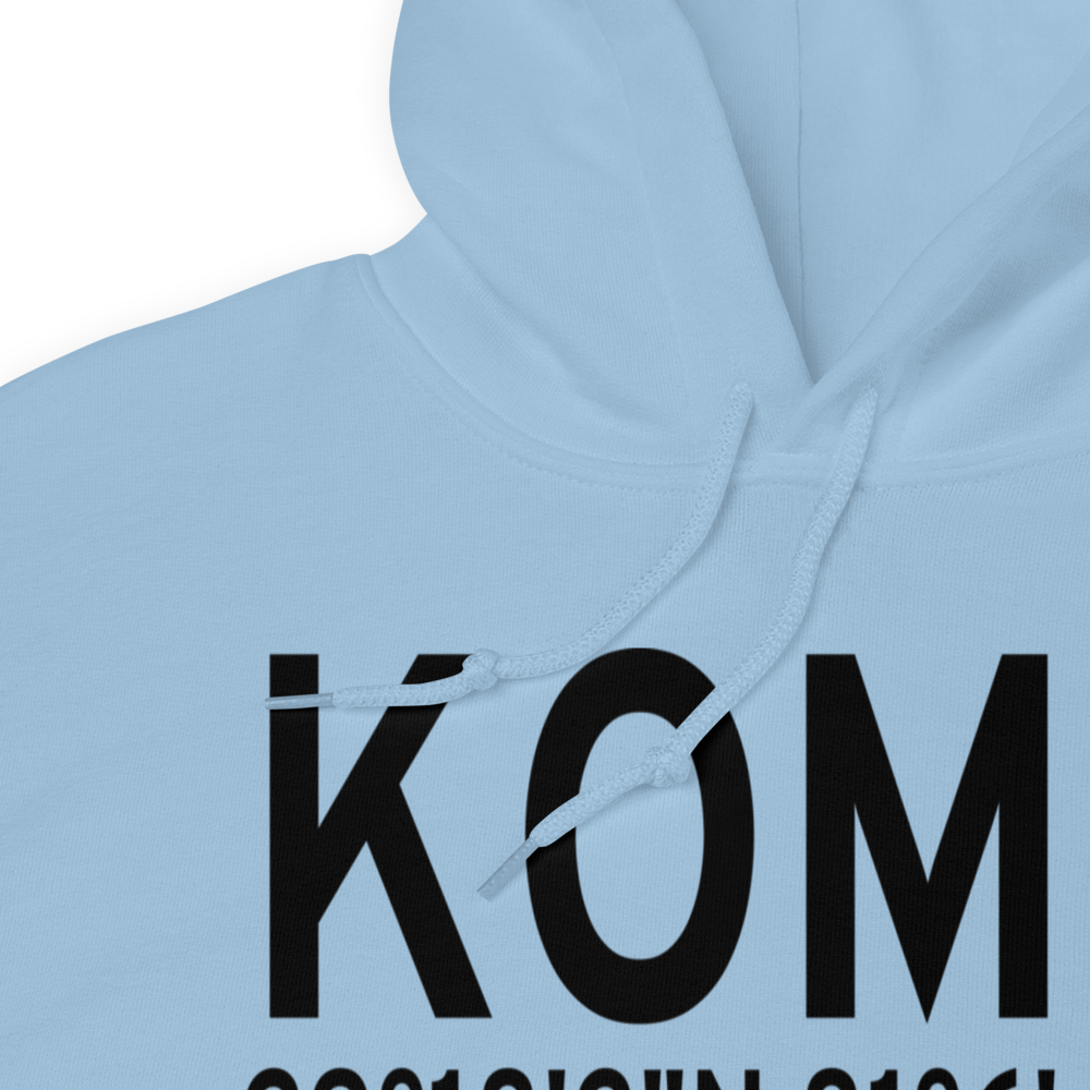 Ormond Beach Municipal Airport (KOMN) ICAO Hoodie Sweatshirt 