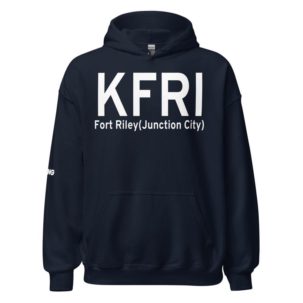 Marshall Army Air Field (KFRI) ICAO Hoodie Sweatshirt 