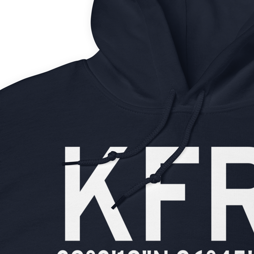 Marshall Army Air Field (KFRI) ICAO Hoodie Sweatshirt 